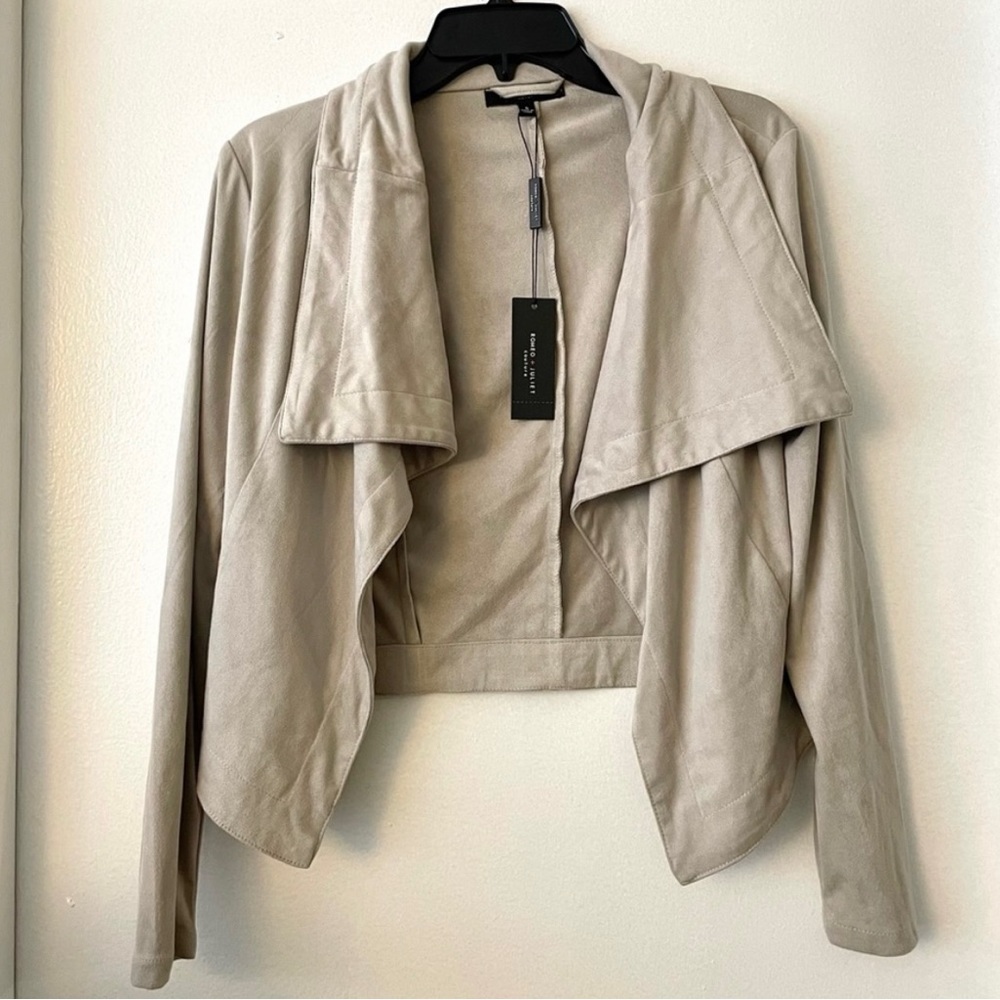 Romeo + Juliet Suede Neutral Jacket